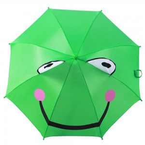 Ovida Εξαγωγή Ποιότητας αυτόματη λαβή σχήματος J Ελαφρύς παιδικές ομπρέλες 3D κινουμένων σχεδίων