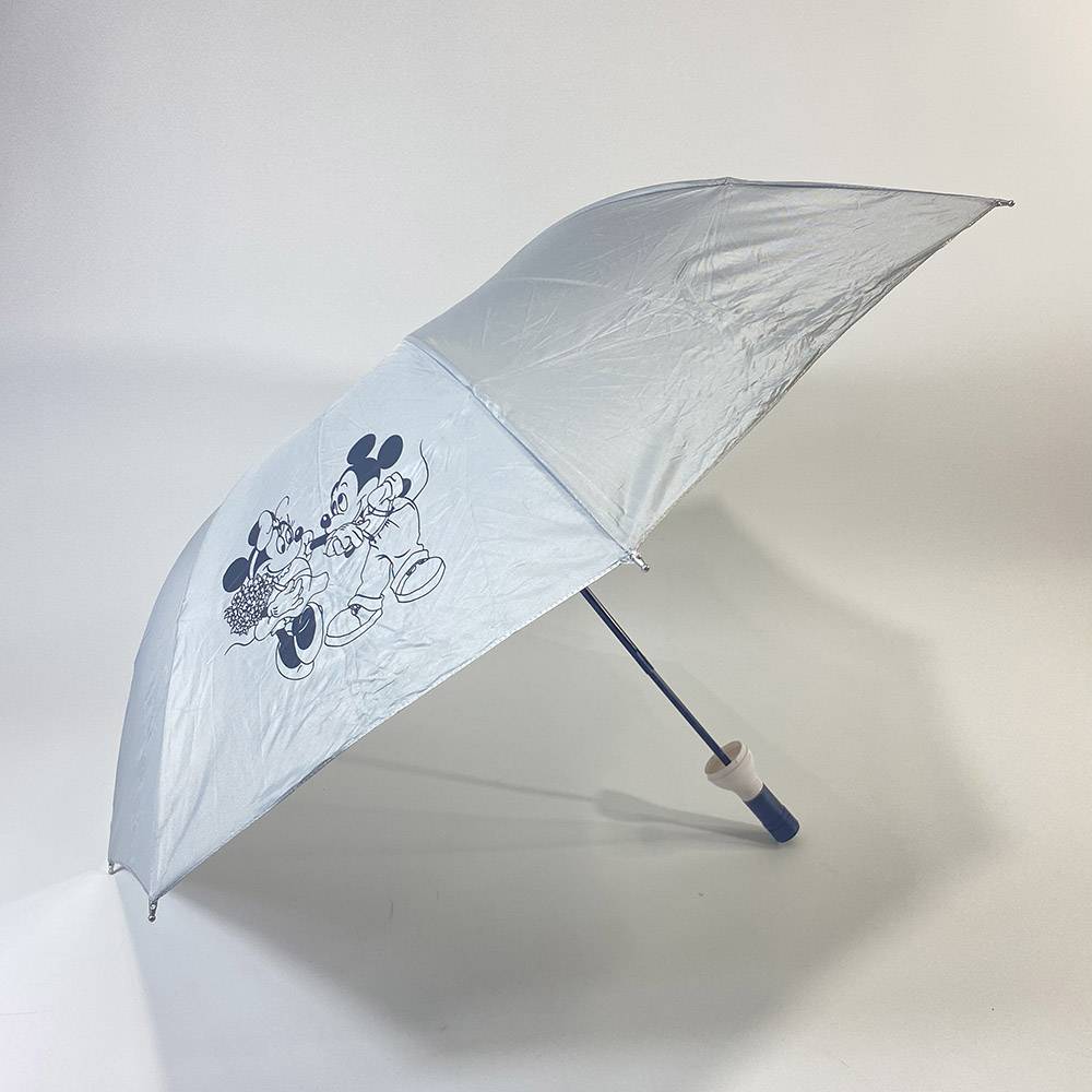 100% originální deštník dřevěná rukojeť – skládací deštník na láhev vína s vlastním logem pro propagaci dárků – DongFangZhanXin