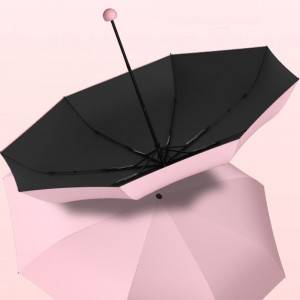 Çok Renkli Promosyon Hediyeleri 5 Katlanır Mini Cep Kapsül Şemsiye
