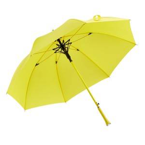 مظلة أوتوماتيكية للألياف الزجاجية مقاومة للرياح ملونة مع تصميم مخصص