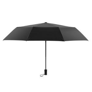 21 inch 8 ribben handmatig open uniek handvatontwerp met madeliefjebloem 3-voudige paraplu