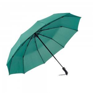 25 tuuman 10 kylkeä isokokoinen tuulenpitävä täysautomaattinen 3-kertainen sateenvarjo