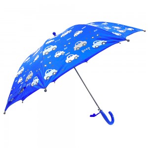 Ovida vaikų skėtis automatiškai atidaromas keičiantis spalvas skėtis vaikams nuo lietaus