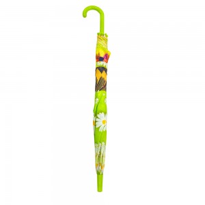 Ovida Kids Umbrella သည် အလိုအလျောက်ဖွင့်ထားသော Puppy Design Pongee Fabric Strong Umbrella ဖြစ်သည်။
