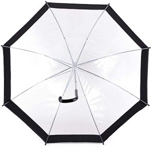 Ovida Magic Transparent Sublimation Plastic Handle Promoasje Waterproof Child Poe Umbrella te keap