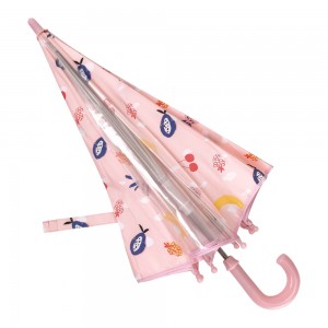 Ovida оптом индивидуальный водонепроницаемый детский детский зонт с милым мультяшным розовым цветом