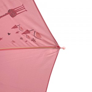 Ovida Pink Kids Umbrella Cute Animal Pattern Kids Umbrella with Cheap Price with China Factory High Quality Umbrella