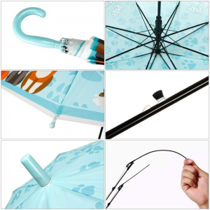 Ovida SUNDAY fabricante de guarda-chuva animal azul-celeste guarda-chuva infantil esquilo com capa pongee anti-gotejamento
