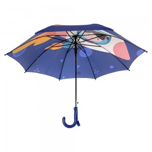 Ovida Detský dáždnik Raketový vzor Roztomilý kartónový vzor Dáždnik Logo Prispôsobený rovný dáždnik