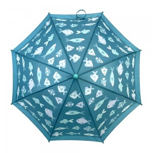 I-Ovida Kids Umbrella Print With Fish And Sea Pattern Custom Umbrella With Logo