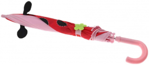 Ovida kinderparaplu met veilige handmatige open- en sluitfunctie 3D dierenorenparaplu met aangepast logo