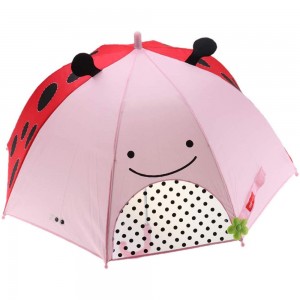 Ovida Parapluie transparent pour enfants personnalisé pour enfants avec sangle de bracelet à fleurs à impression numérique pour parapluie de sourire complet du corps