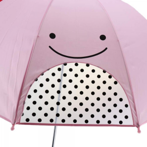 Ovida Kids Sateenvarjo turvallisella manuaalisella avaus- ja sulkemistoiminnolla 3D Animal Ears -sateenvarjo mukautetulla logolla