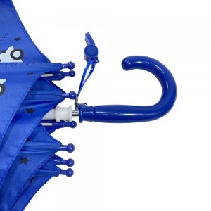 Ovida super à prova de vento 19 polegadas manu guarda-chuva aberto para crianças com tecido pongee azul claro padrão de mudança de cor do carro para guarda-chuva infantil ao ar livre