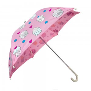 OVIDA Safe Manual Open Girls Umbrella Coloring High Quality Kids Umbrella