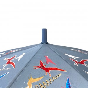 Ovida Grey Animal Umbrella UV-Schutz-Kinderschirm mit individuellem Logo und klarem Design-Regenschirm