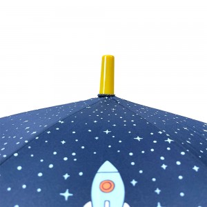 OVIDA Apollo kujuga kohandatud multika disainiga laste vihmavari koos vilega vihmavarjuga