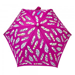 OVIDA Magic Laste vihmavari, värvi muutev laste vihmavari kohandatud logoga