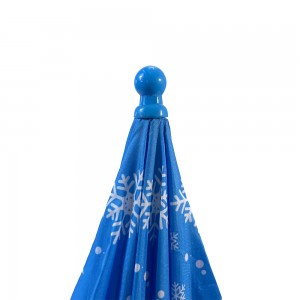 Ovida საბავშვო ქოლგის ბეჭდვა ზამთრის ფიფქების ნიმუშით შეიძლება იყოს ლოგო მორგებული ქოლგა