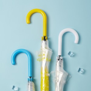 Ovida ستيك مظلة أوتوماتيكية شفافة ذات فقاعات بلاستيكية شفافة
