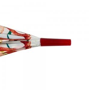 Овиди пластични женски кишобран прозирни кишобран ПВЦ провидни прозирни женски модни кишобран отпоран на кишу по мери