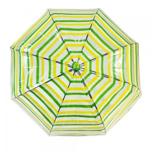 Ovida eenzegaarteg POE Regenschirm automatesch direkt Regenschirm Plastik transparent Regenschirm