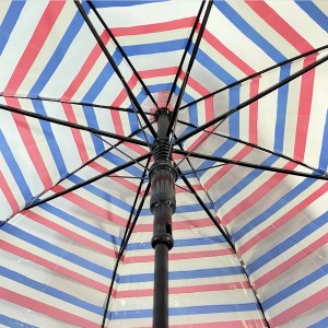 Ovida UK Lady Fashion caurspīdīgs putna formas lietussargs ar pielāgotu logotipa izdruku kupola lietussargu
