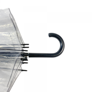 OVIDA Ombrello antivento con ombrello trasparente personalizzato promozionale in PVC con stampa dritta