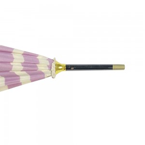 OVIDA 23 hüvelykes és 8 bordás egyenes esernyő Népszerű színes esernyő egyedi tervezéssel