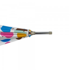 OVIDA Printing Straight Umbrella ร่มแฟชั่นและ Windproof แบบกำหนดเองส่งเสริมการขาย
