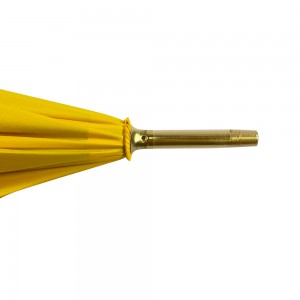 Ovida 23 inch 8 ribs golden shaft handle stick umbrella vendita calda ombrello promozionale