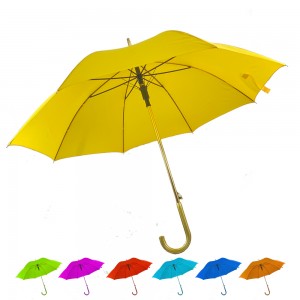 Овіда, 23 дюйми, 8 ребер, золота ручка, парасолька, рекламна парасолька гарячого продажу