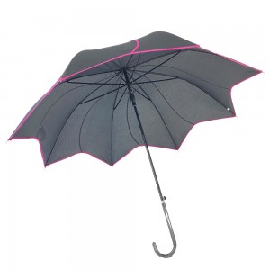 Paraguas de mujer Ovida con forma de flor, diseño único y moderno con el logotipo de los clientes, para interiores y exteriores