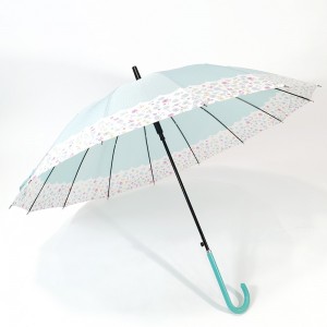 Ovida japonský štýl 23-palcový so 16 rebrami módny dáždnik s logom zákazníka rýchle dodanie za nízku cenu