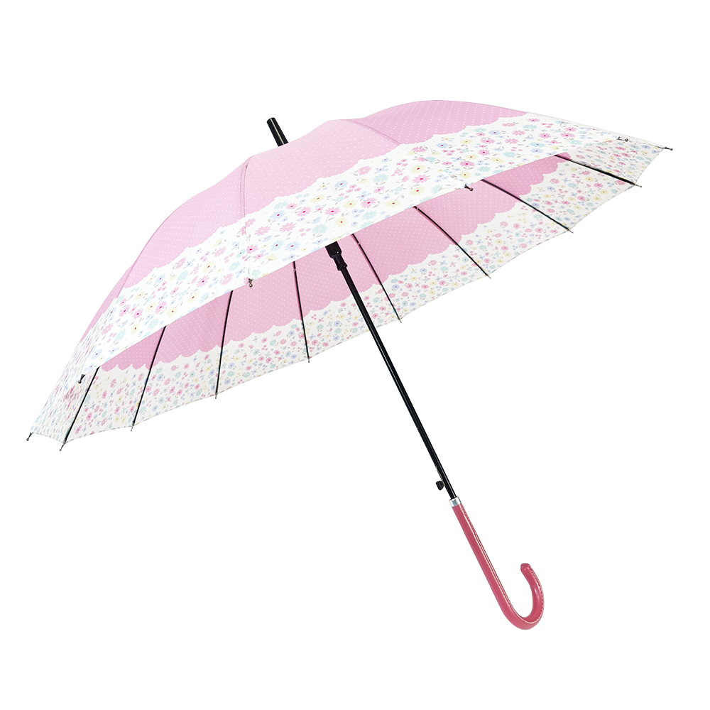 Ovida japāņu stila 23 collu ar 16 ribām modes stick lietussargs ar klienta logotipa dizainu ātra piegāde ar lētu cenu