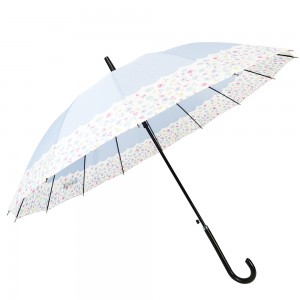 Ovida u japanskom stilu 23 inča sa 16 rebara, modni štap kišobran s dizajnom logotipa kupca brza dostava po povoljnoj cijeni