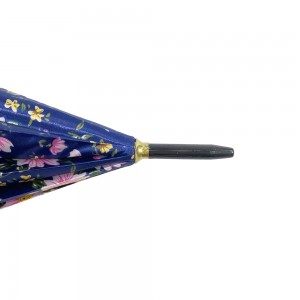 Ovida 23 inç 10 brinjë ombrellë me lule ombrellë me ngjyra të personalizuara Shitje e nxehtë dhe cilësi e mirë