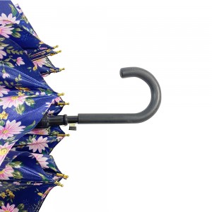 Ovida skėčiai išlenkta rankena Moteriška mada 16 šonkaulių Indija Skėtis pigus skėtis