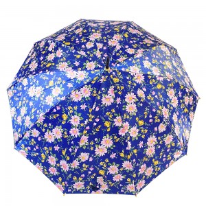 Ovida Paraplyer Buet Håndtag Kvinder Mode 16 Ribs Indien Parasol Billig Paraply