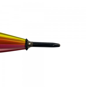 Ovida kolorowy projekt tkaniny 23 cale z 16 żebrami nowy tajwan kolorowy baldachim parasola z nadrukiem logo klienta