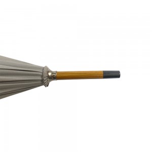 Дрвена ручка за кишобране Овиди велике величине Ј са узорком и дизајном у боји купаца