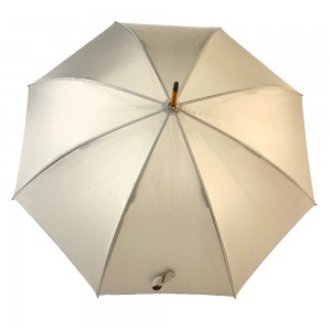 Ovida ໃຫຍ່ umbrellas ໄມ້ J ຮູບ ຈັບ ໄດ້ ກັບ ລູກ ຄ້າ Pattern ແລະ ສີ ອອກ ແບບ