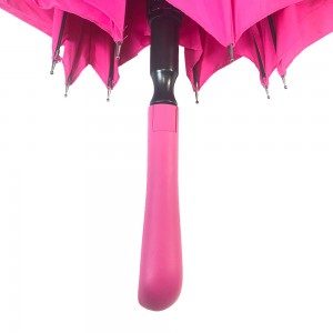 Ovida Tsis Siv Neeg Qhib Golf Umbrella Custom Fiber Umbrella Windproof Waterproof Stick Umbrellas