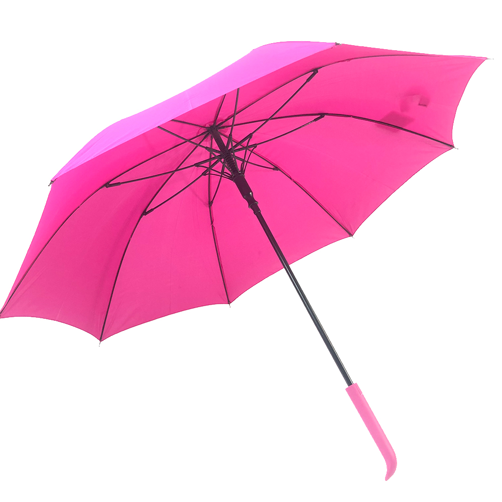 Ovida Automatic Open Golf Umbrella Custom Fibre Umbrella Windproof Waterproof Stick කුඩ