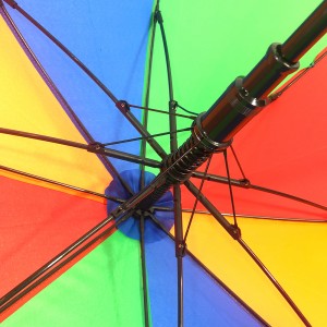 Ovida Automatic Open Custom Umbrella Led Marama Kounga Maama Whakatairanga Torch Umbrella With Led