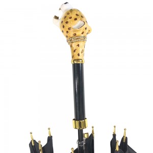 Umbrelă personalizată în formă de animal din metal Ovida, umbrelă cu craniu de șarpe, câine