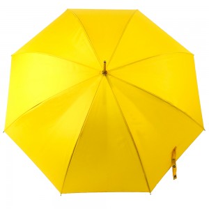 Ovida na całe ciało, niestandardowy, damski, modny, zwierzęcy parasol z rączką, upominek premium, nadruki z logo promocyjnym, niestandardowy żółty parasol