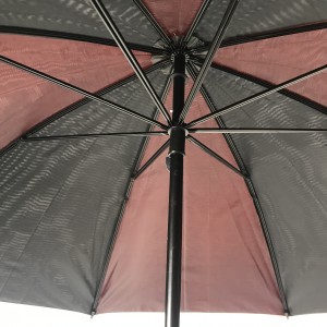 Черно-красный разноцветный зонтик Ovida с нескользящей ручкой из пеноматериала по индивидуальному заказу