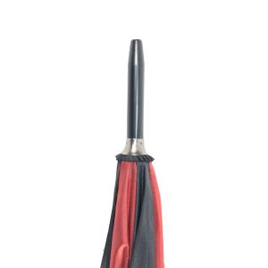 Черно-красный разноцветный зонтик Ovida с нескользящей ручкой из пеноматериала по индивидуальному заказу