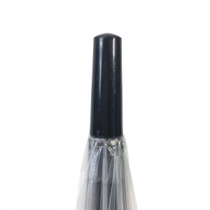 OVIDA 23 * 8K POE مظلة مظلة شفافة شفافة مقبض بلاستيكي تلقائي مع نمط مخصص وتغيير اللون